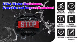 STAK HAT L.E.D HELMET WHITE