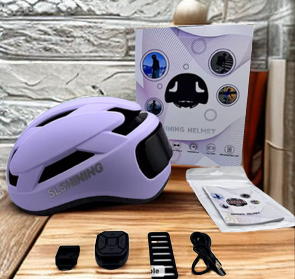 STAK HAT L.E.D HELMET PINK